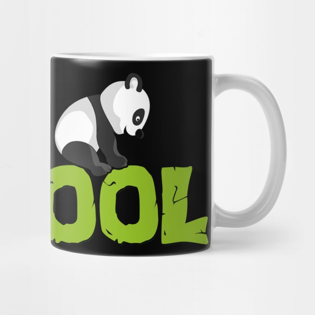 Panda School Gift Idea Design Motif by Shirtjaeger